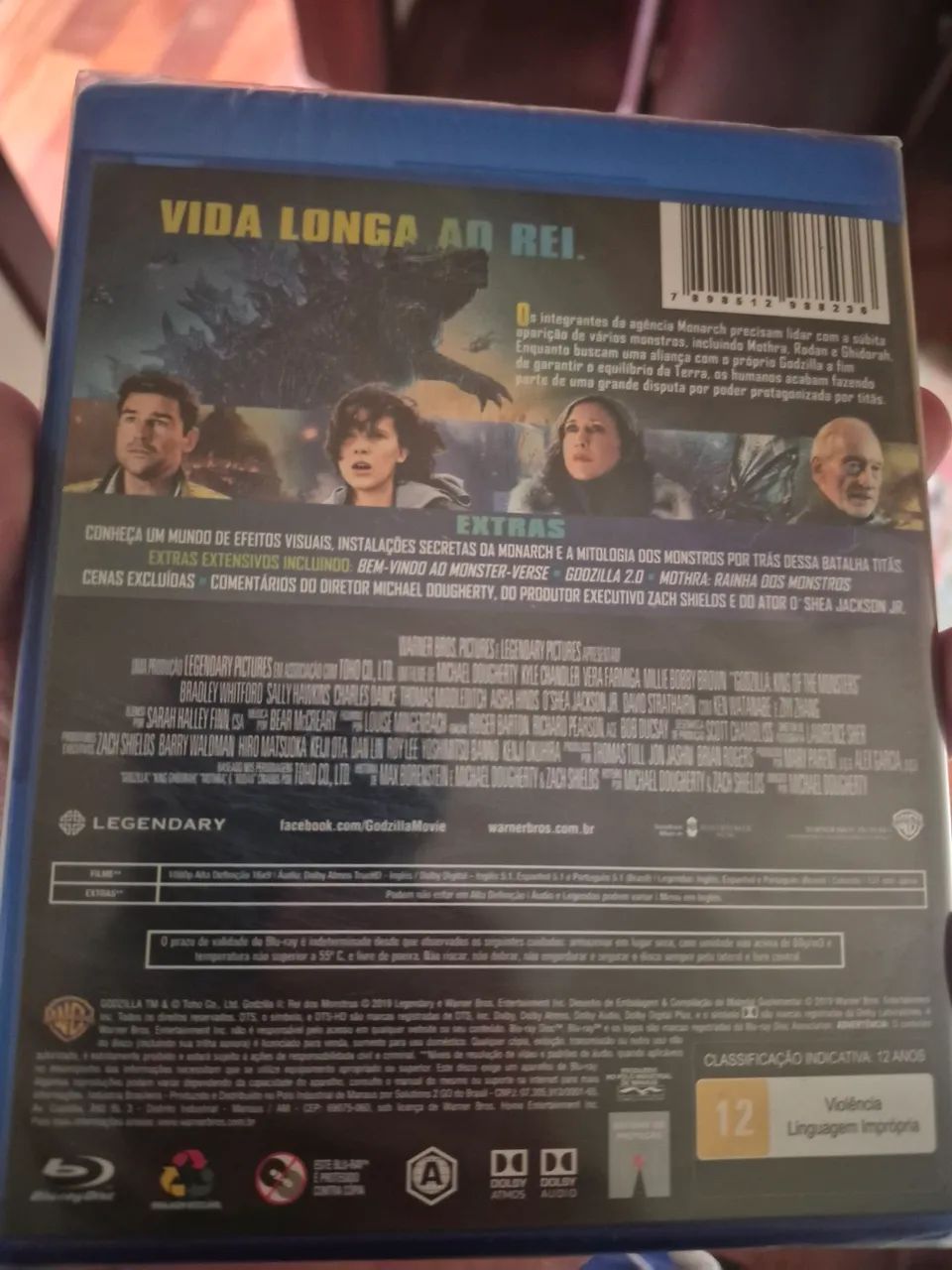 Bluray godzilla - rei dos monstros (lacrado) - Foto 2