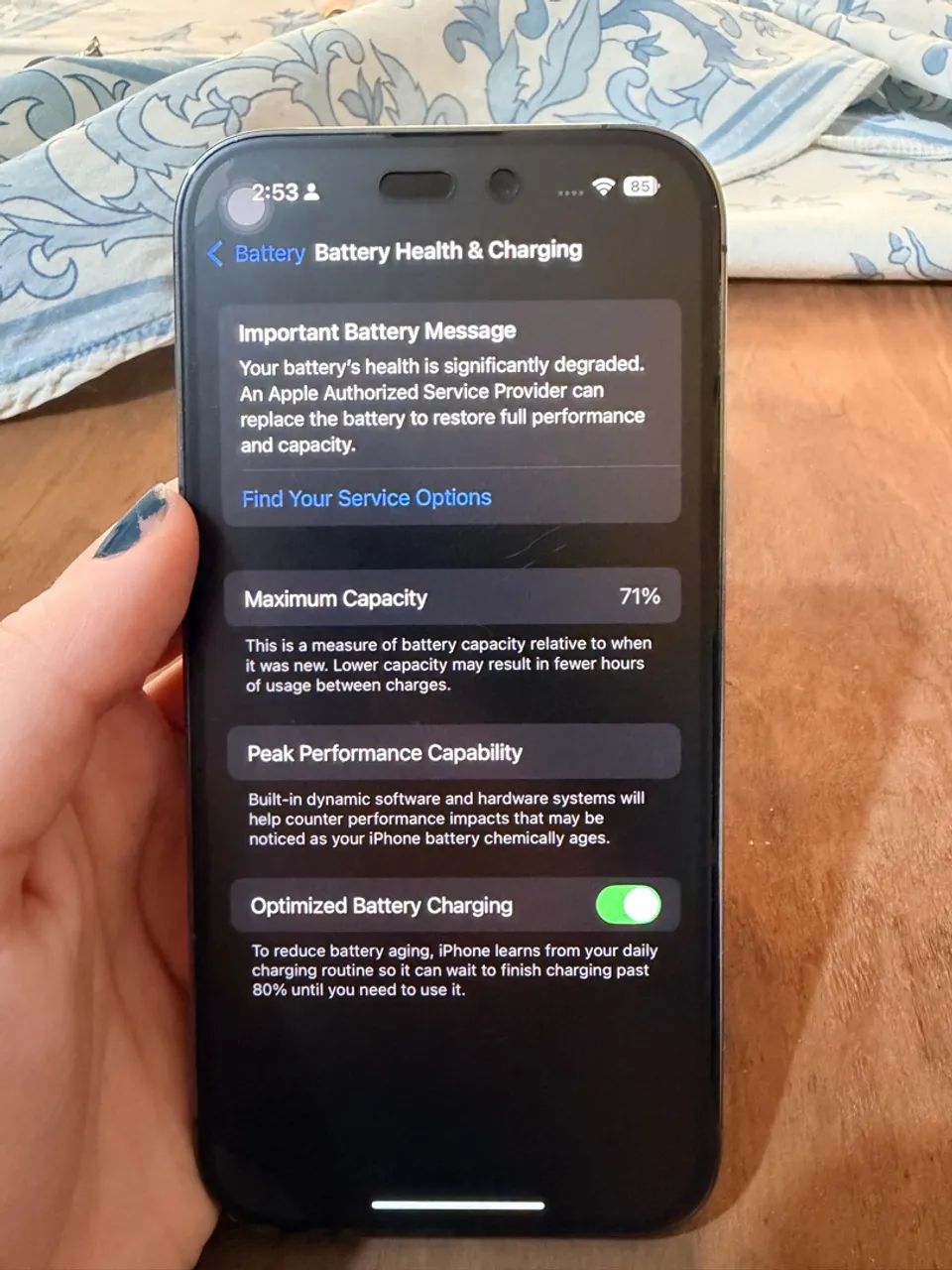 iPhone 14 Pro roxo 512gb usado  - Foto 5