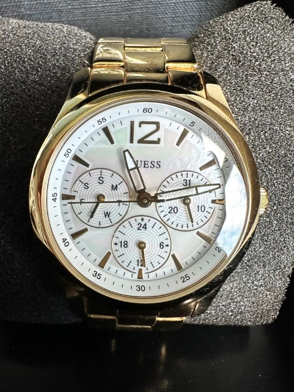 relógio guess original u11633l1 dourado - Foto 3