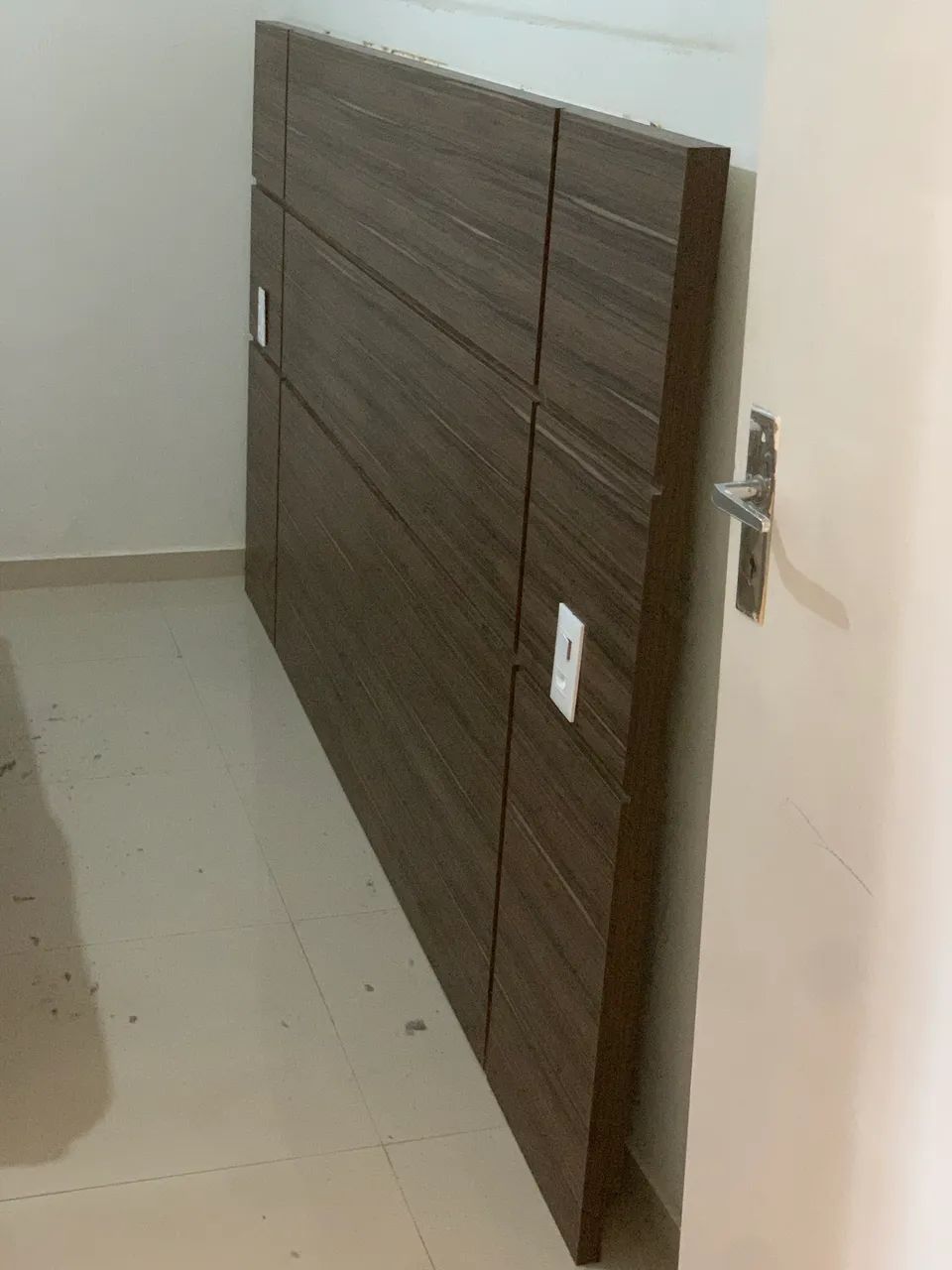 Cabeceira cama box MDF maciço  - Foto 4