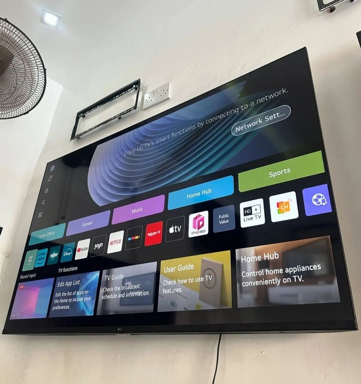 Smart TV LG 4k UHD Com Tela Infinita 50 Polegadas Aceito cartão!