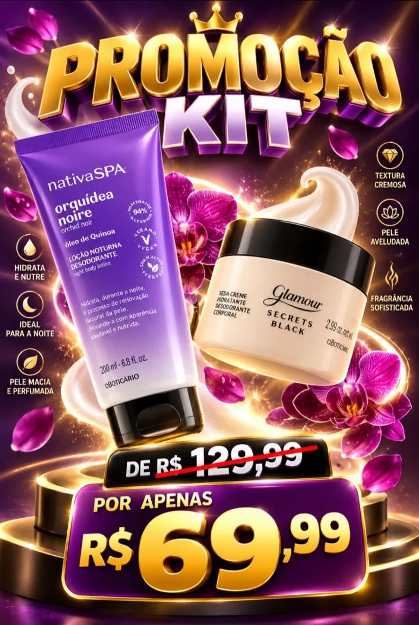 Kit spa O Boticario 
