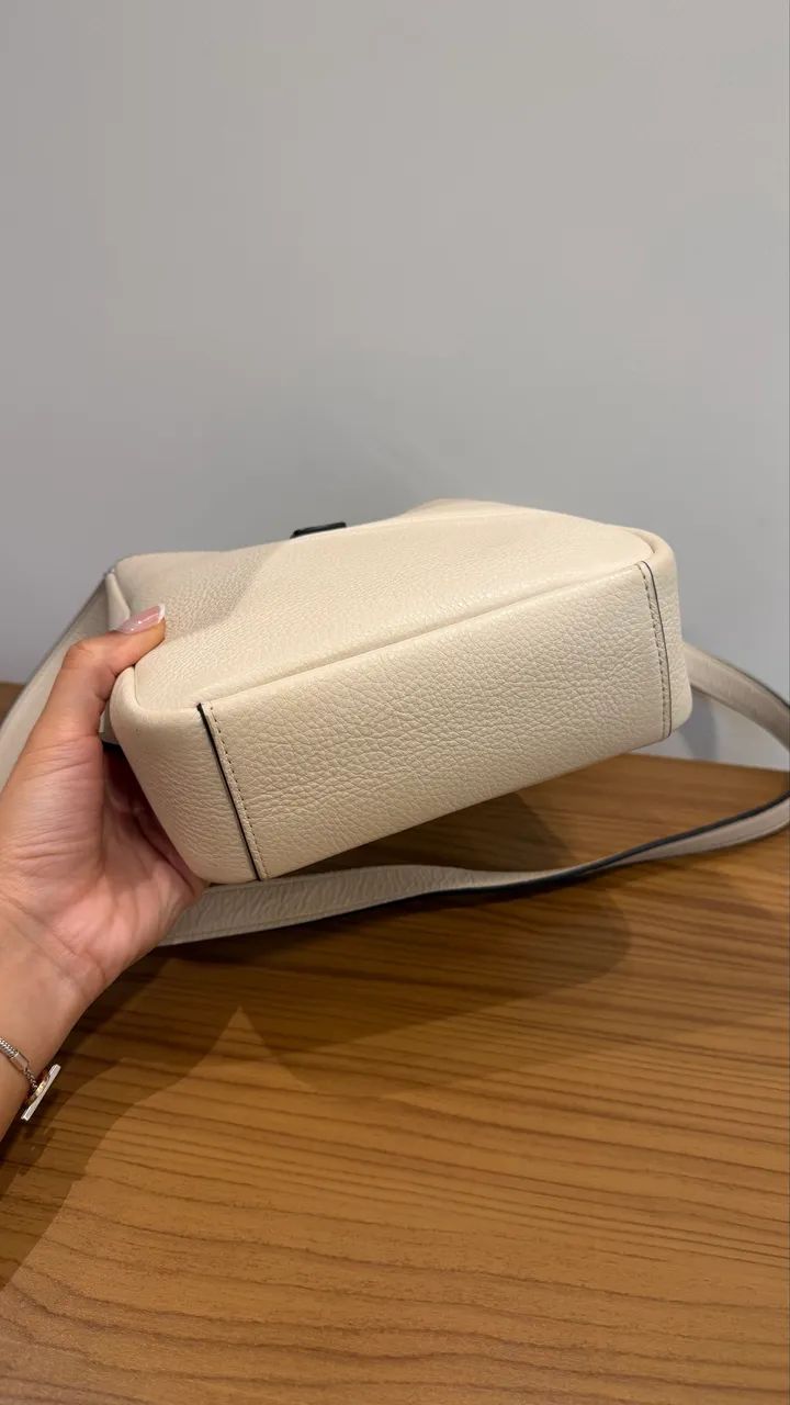 Bolsa Coach off white mini Hadley nova original  - Foto 5
