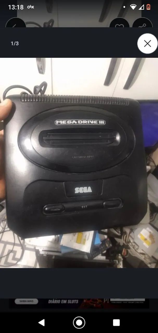 Mega drive 3 com defeito