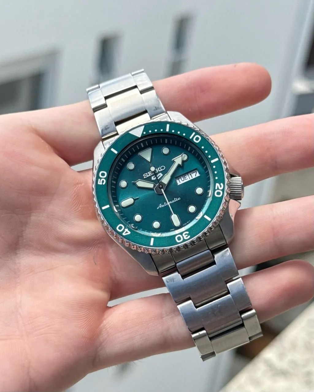 Relogio Seiko 5 Sports Verde