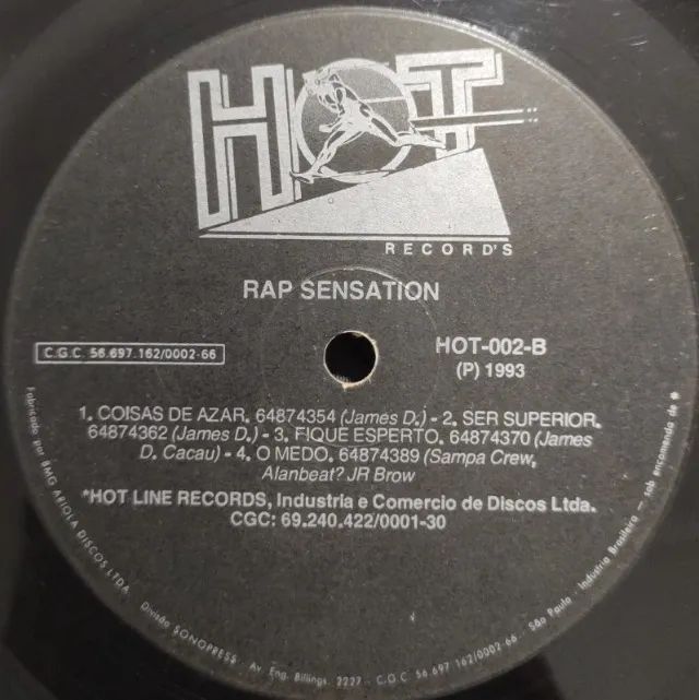 Disco de Vinil LP Rap Sensation Sólido - Foto 3