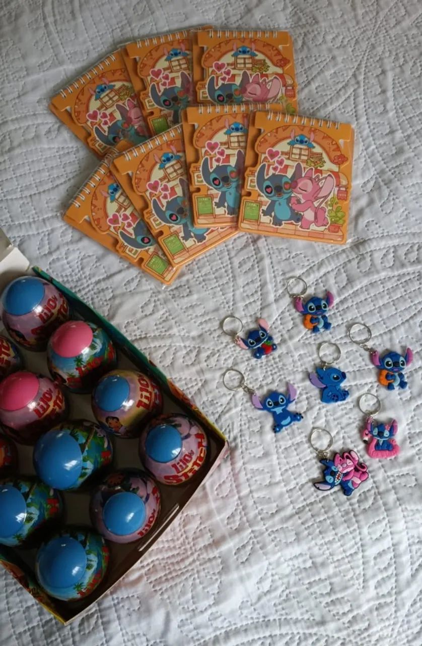 Kit com 26 brindes Stitch