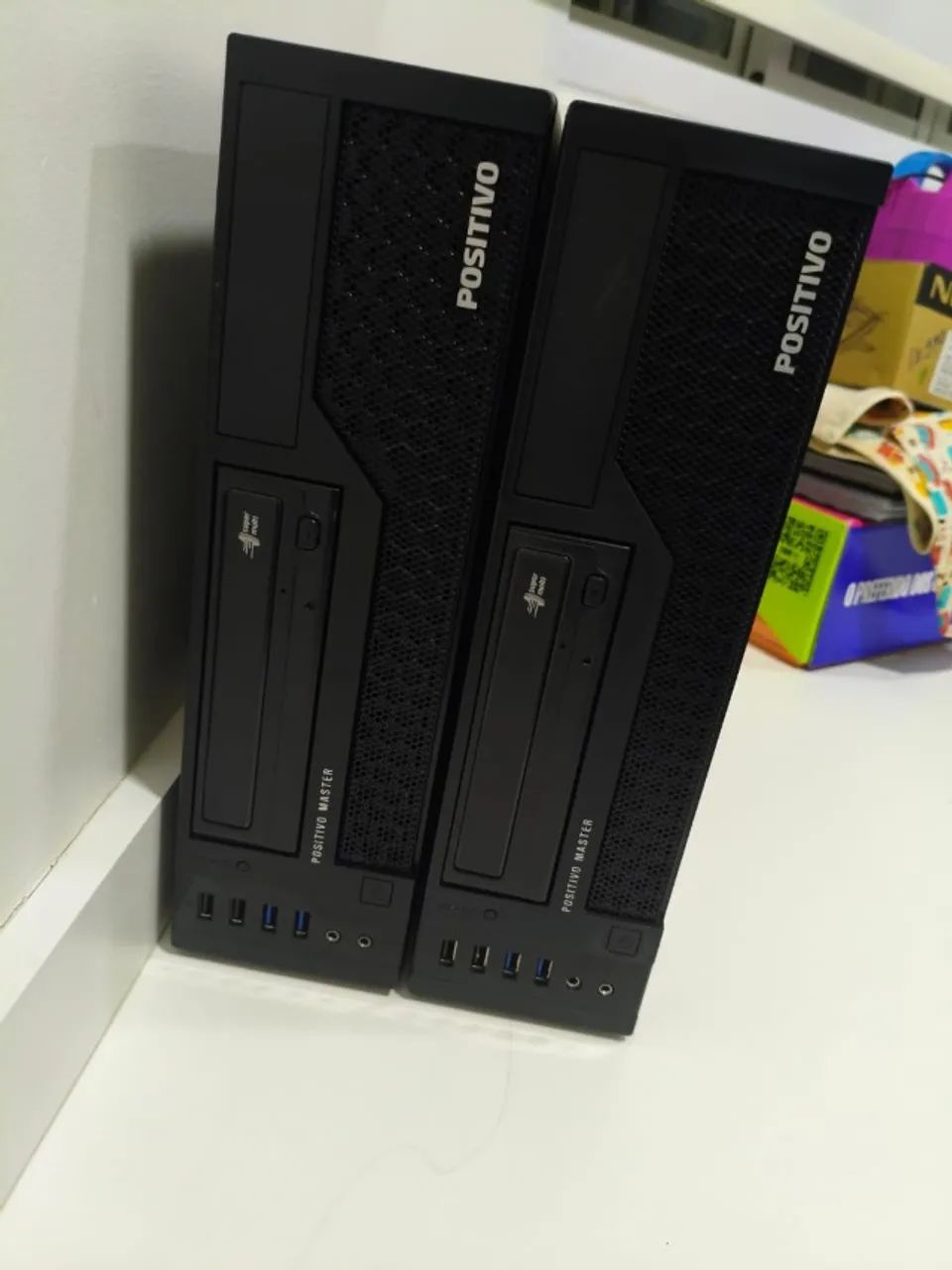 (2) Desktop Positivo Master D480, 8 GB RAM, SSD 238 GB, ENTRADA HDMI