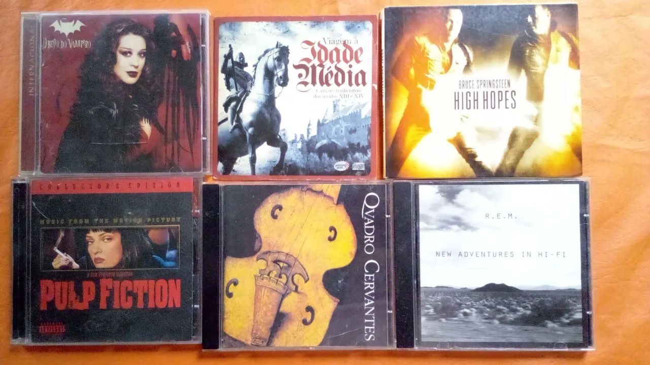 DVDs and CDs for R$5.00