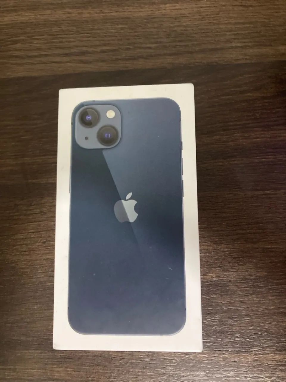 Caixa iPhone 13 128gb meia noite 