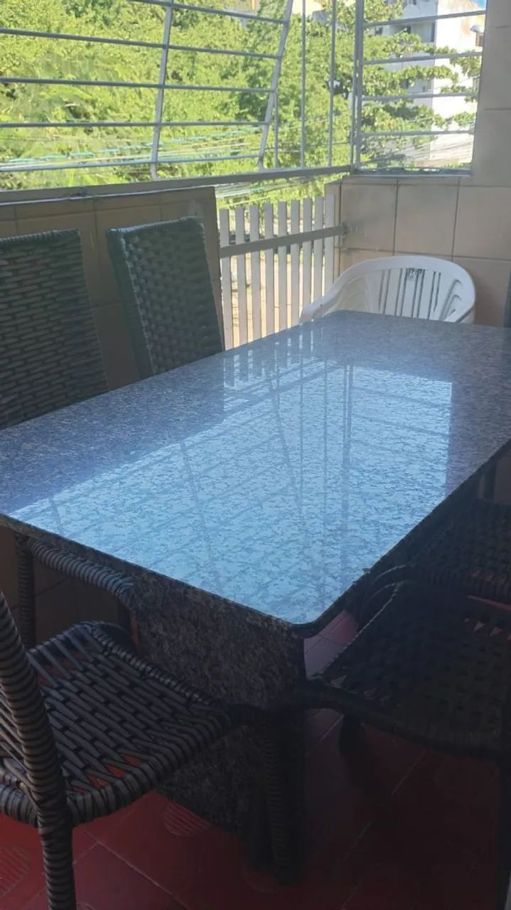 Vendo Mesa de mármore, toda de mármore! - Foto 2