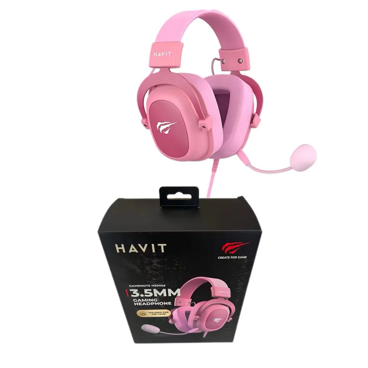 Fone Gamer havit h2002d Rosa  - Foto 2