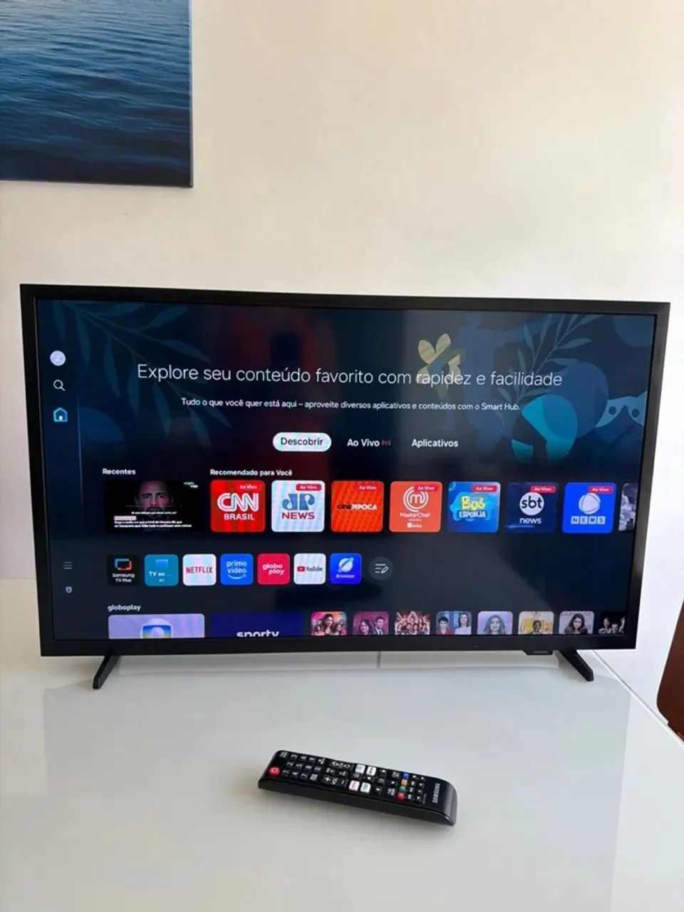  SMART TV SAMSUNG 32 POLEGADAS EM EXCELENTE ESTADO - Foto 4