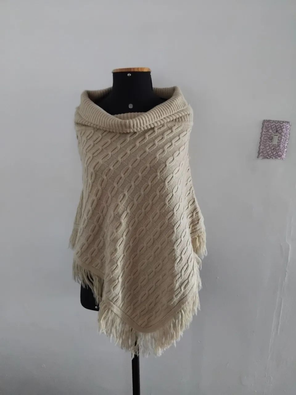 Poncho marrom