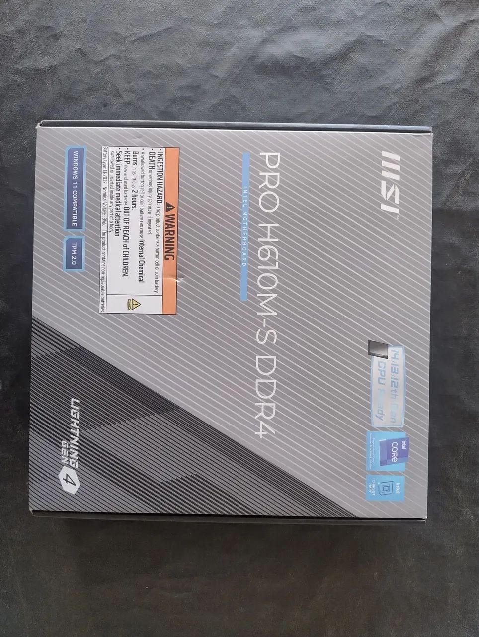 Placa mãe MSI PRO H610M-S DDR4 - Foto 5