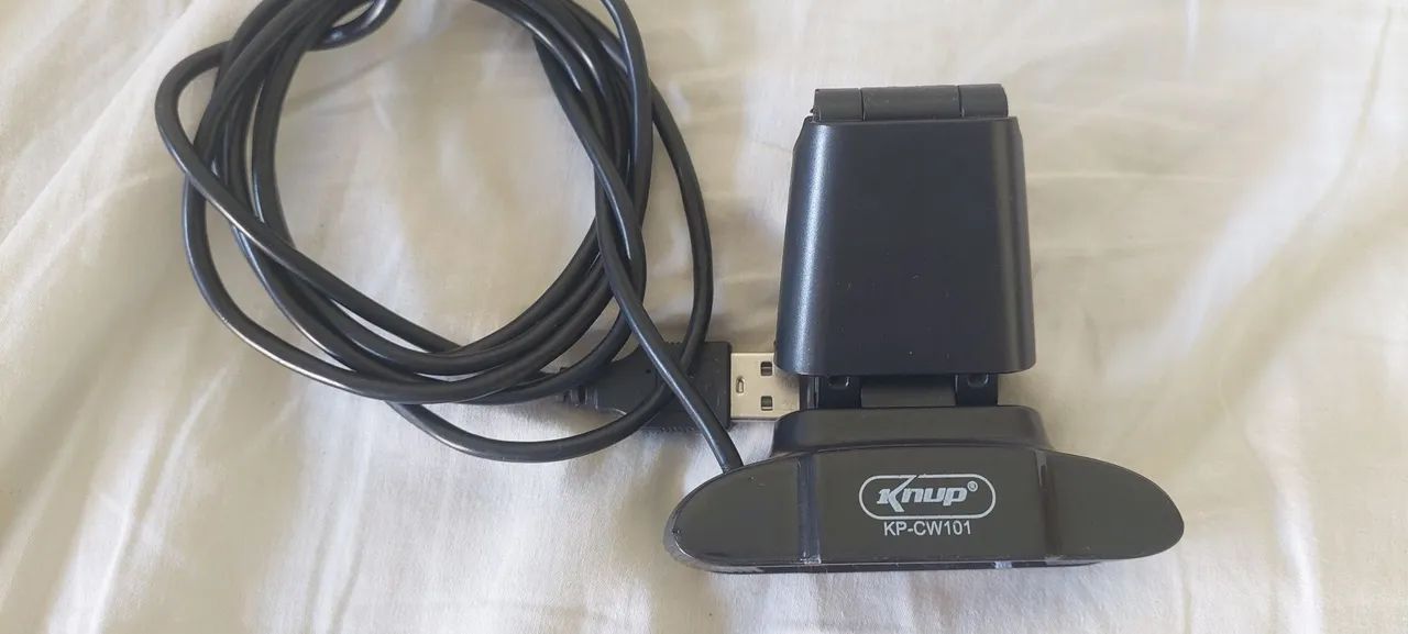 Webcam Knup KP-CW100 HD USB 2.0 com Microfone e Foco Manual notebook PC computador tablet  - Foto 2