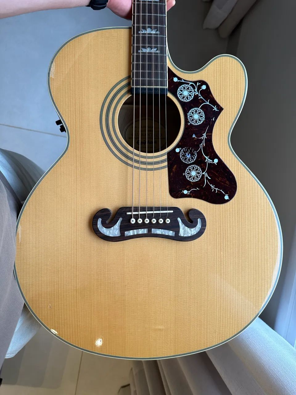 Epiphone EJ 200 CE com Fishman Matrix - Foto 2