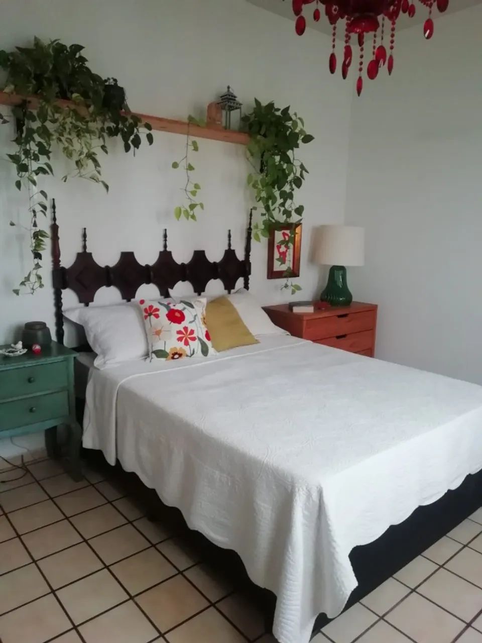 Cabeceira de Cama Casal - Madeira Maciça - Foto 2