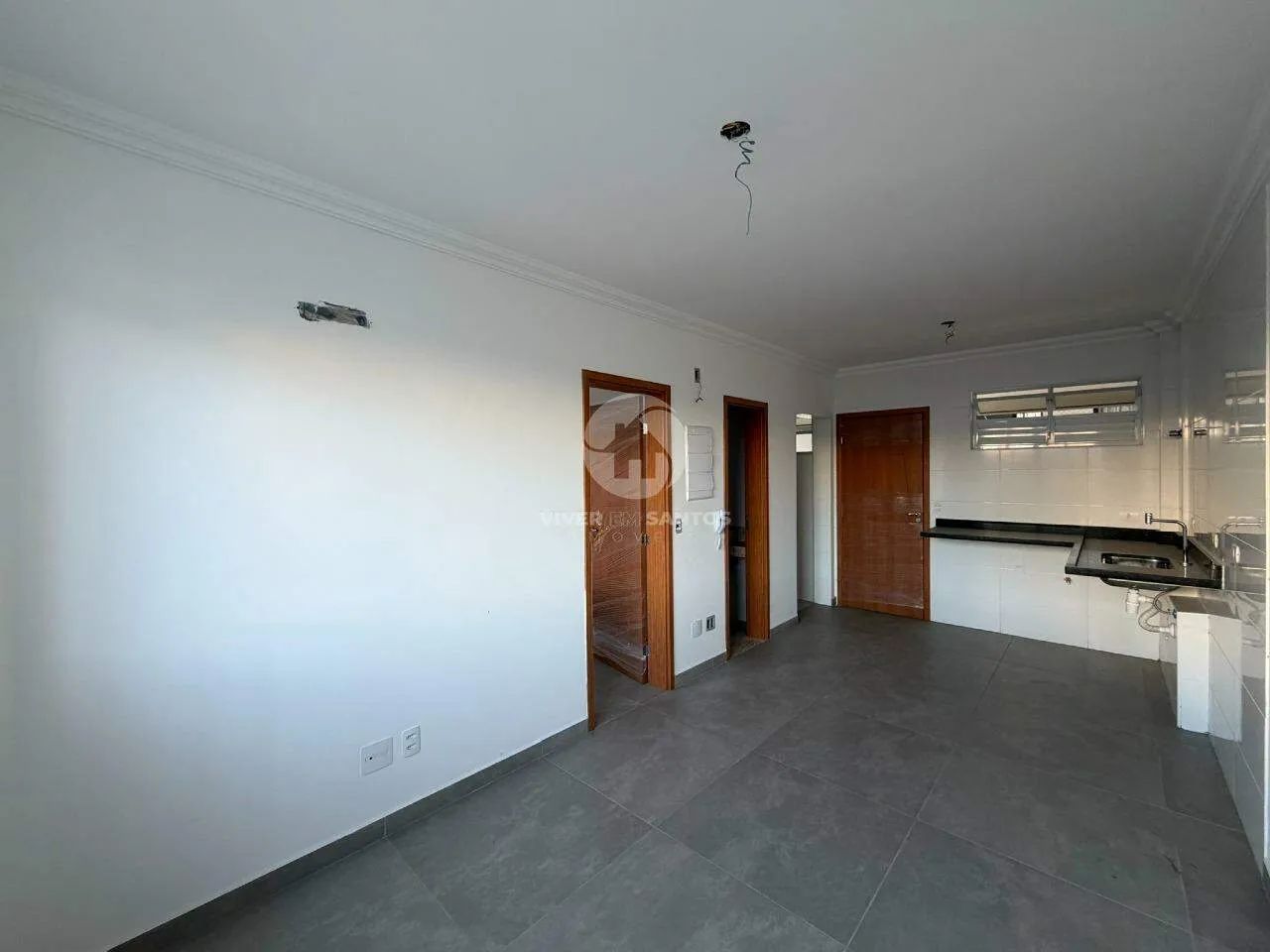 Apartamento 1 Dormitório, 36 m² e Elevador no Macuco - Santos SP - Foto 5