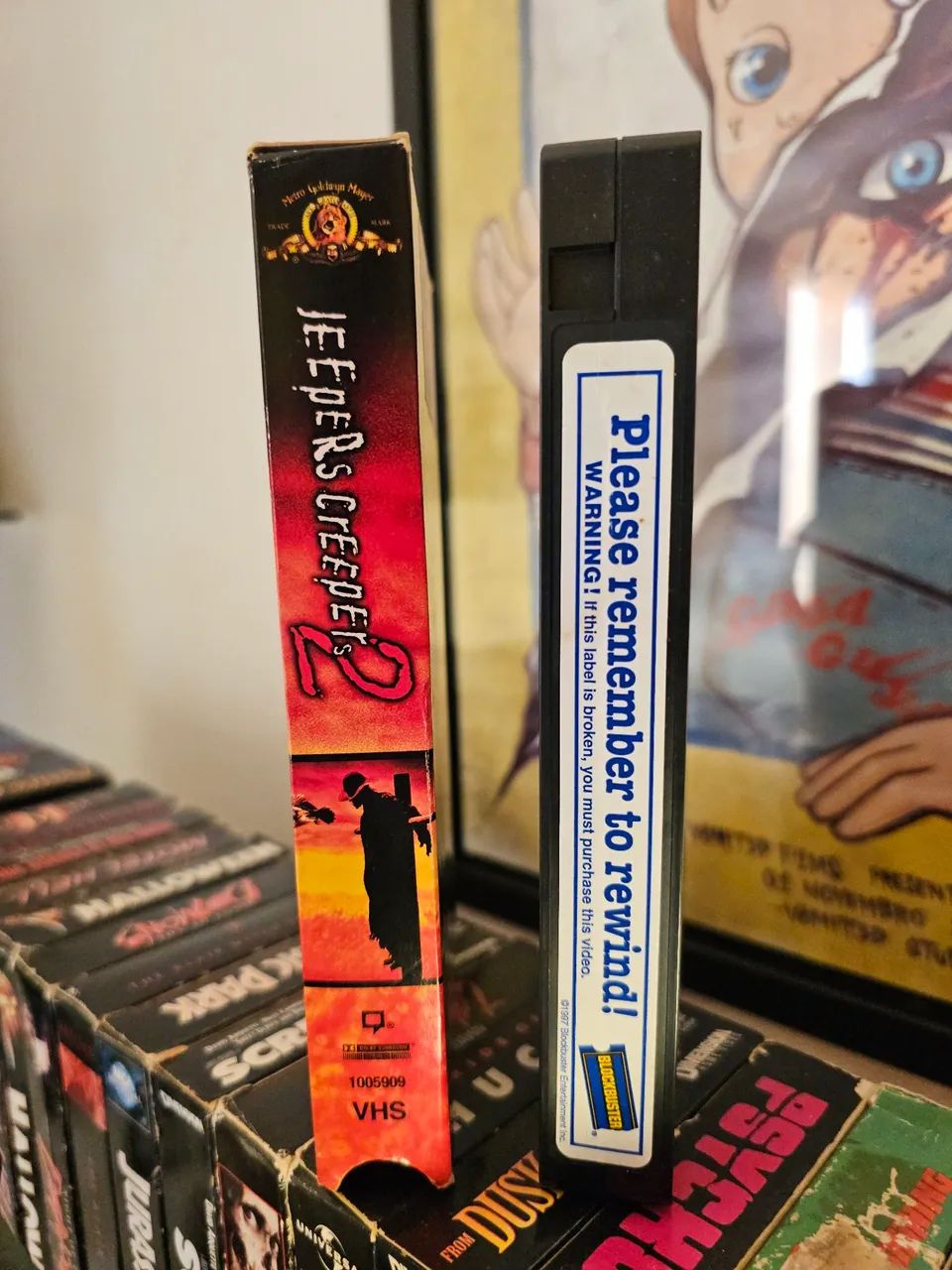 Vhs Jeepers Creepers 2 Olhos Famintos importado - DVD, Blu-Ray e