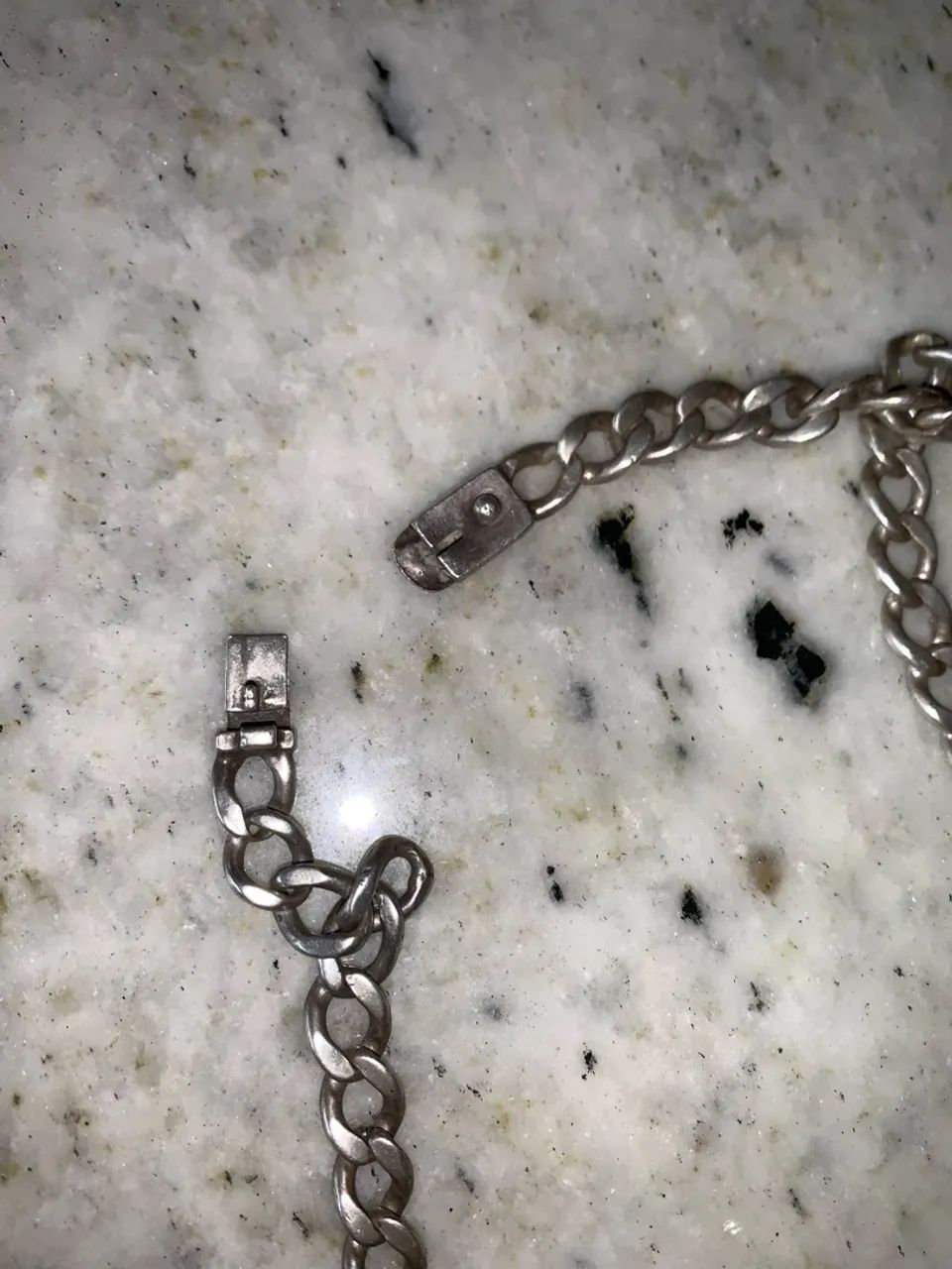 Corrente masculina prata 950 - Foto 2