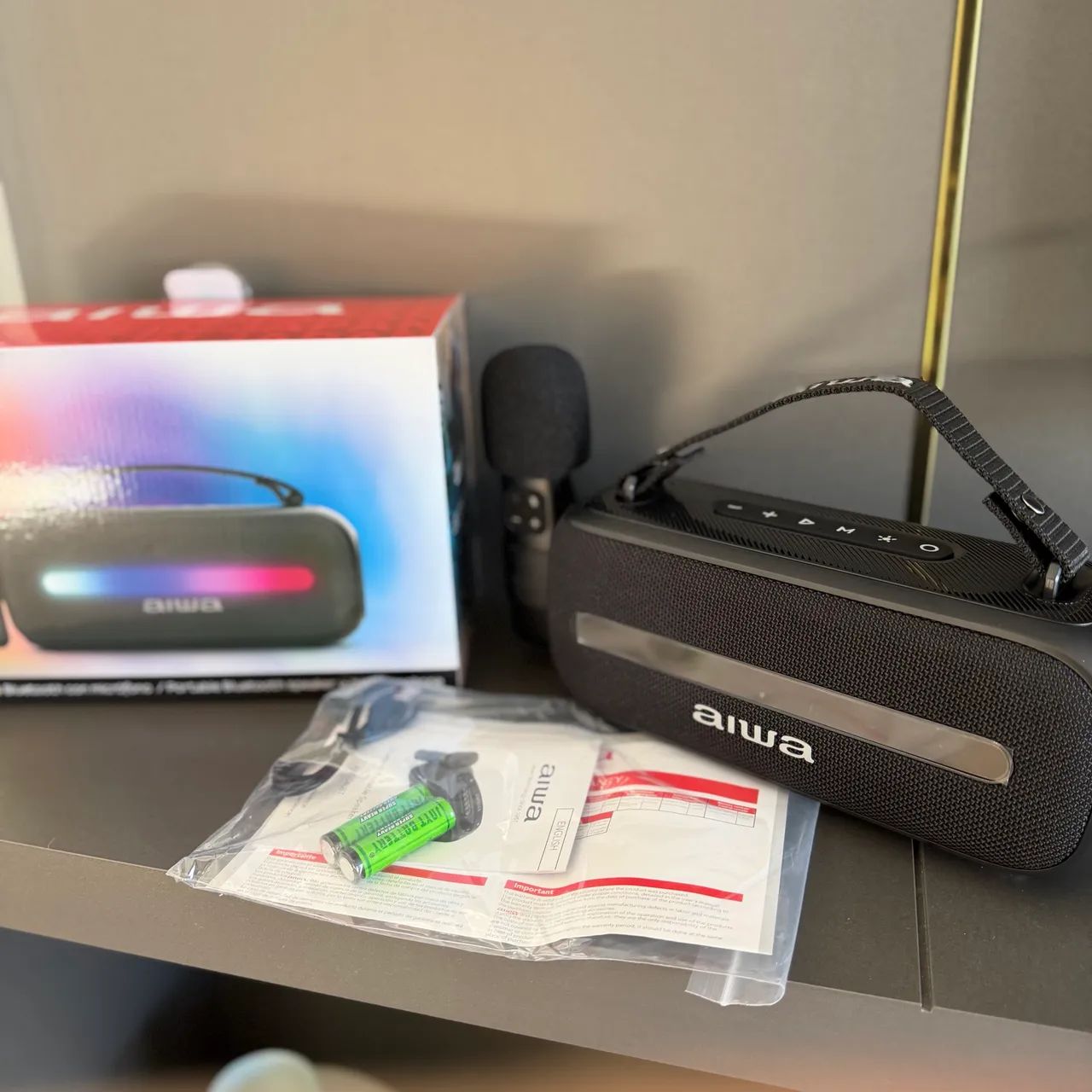Caixa de Som AIWA karaokê bluetooth  - Foto 4
