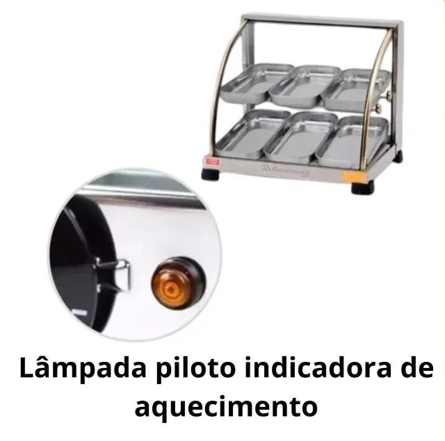 Estufa Expositora Marchesoni - NOVA, NUNCA USADA - Foto 4