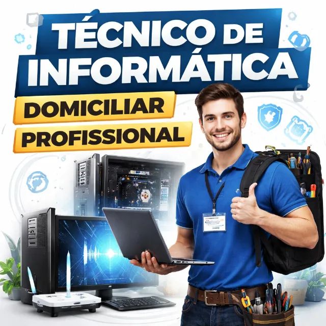 Técnico de informática ATENDIMENTO DOMICILIAR 
