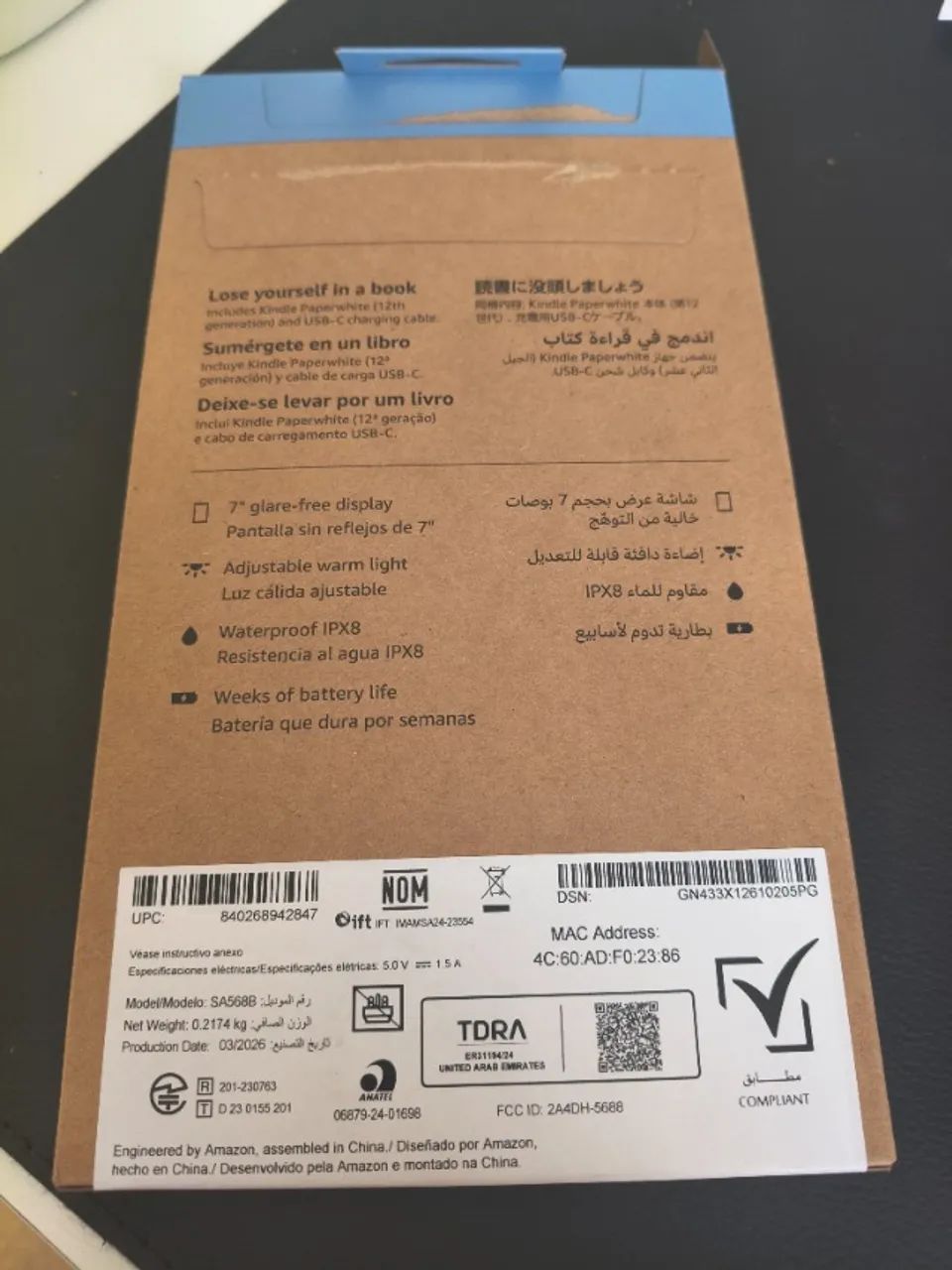 Kindle Paperwhite 12 Gen 16GB - Foto 4