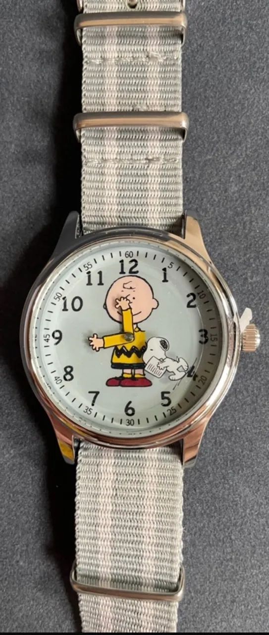 Relógio BOXFUN Peanuts Charlie Brown e Snoopy ? Novo na Caixa