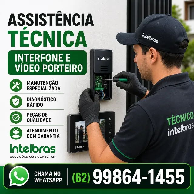 Interfone e vídeo porteiro Manutenção Instalação 