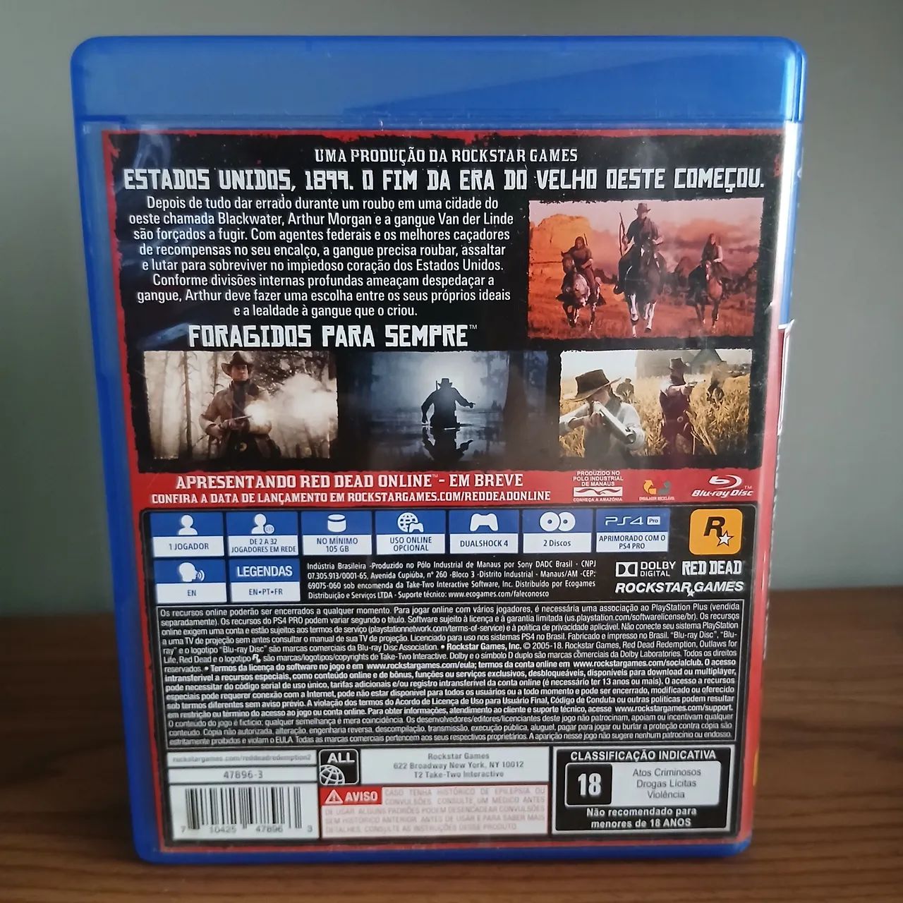 RED DEAD REDEMPTION 2 COMPLETO PS4 - Foto 2
