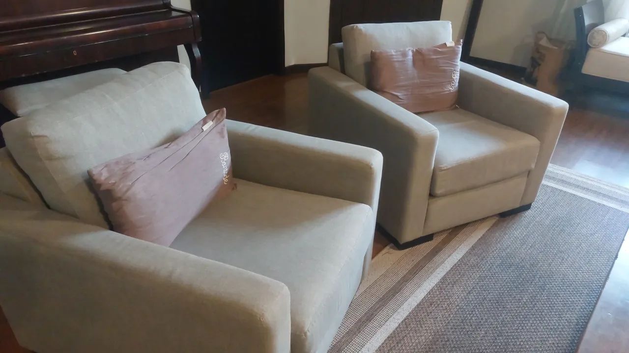 Par de poltronas German alto padrão(preço  é  da unidade) - Foto 3