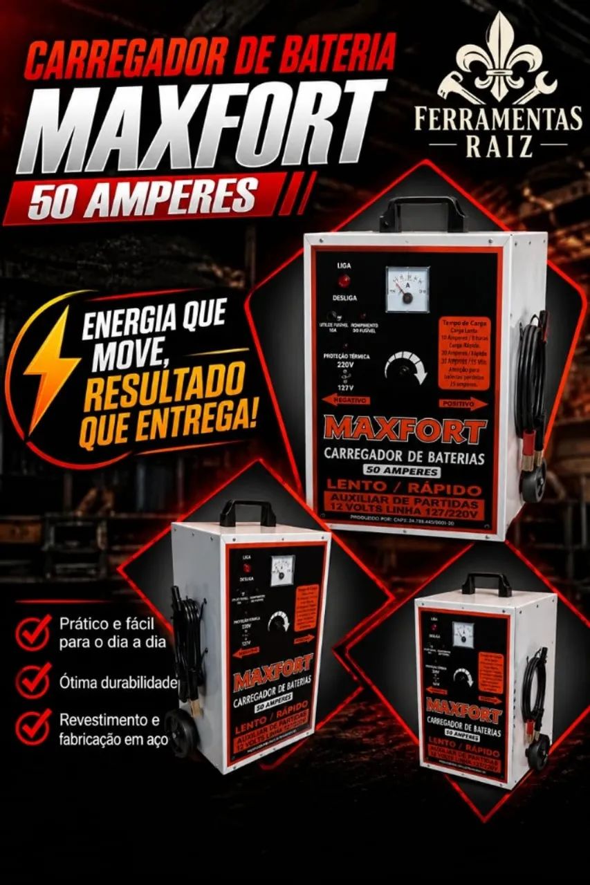 carregador de bateria maxfort - Foto 2
