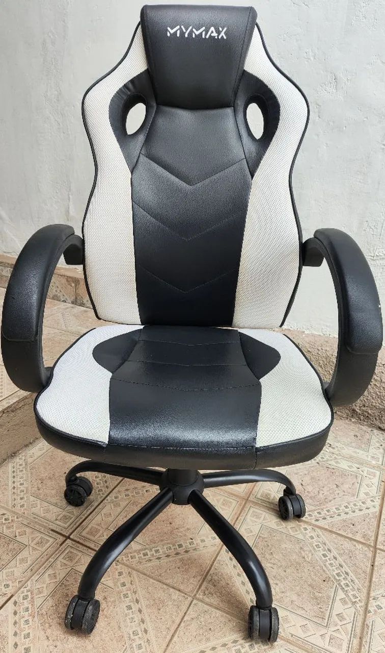 Cadeira Gamer Mymax MX0 Preto e Branco