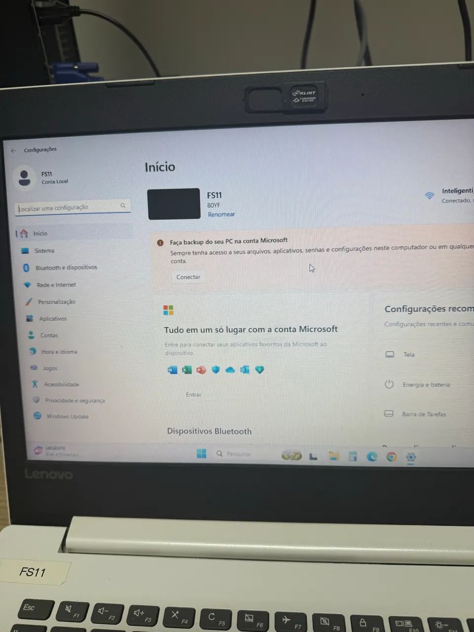Notebook Lenovo FS11 i3 | 8GB RAM | SSD 240GB | Windows 11 - Foto 4
