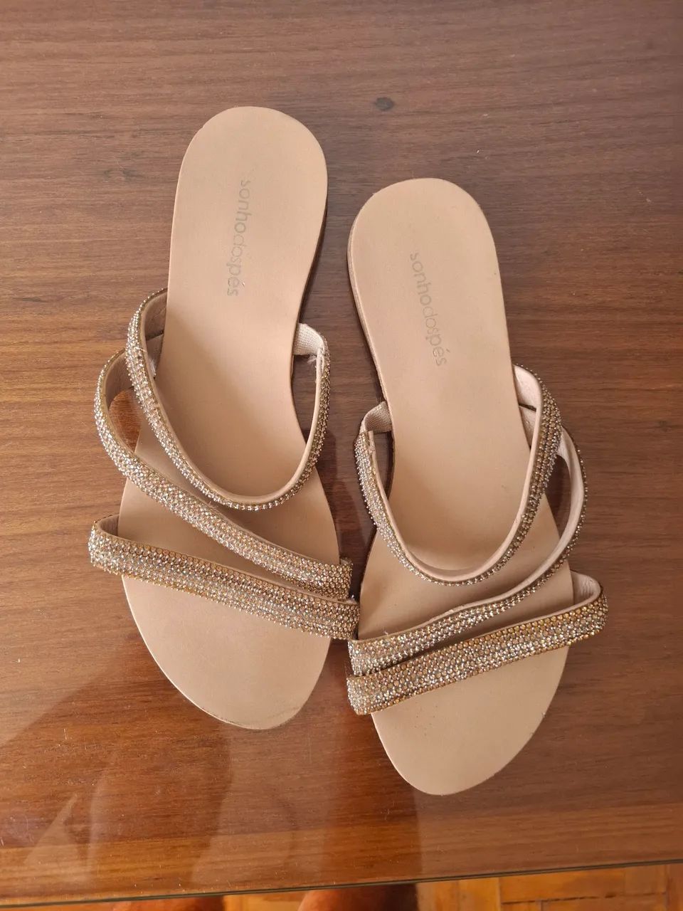 Sandália de pedraria Sonho dos Pés - Foto 2