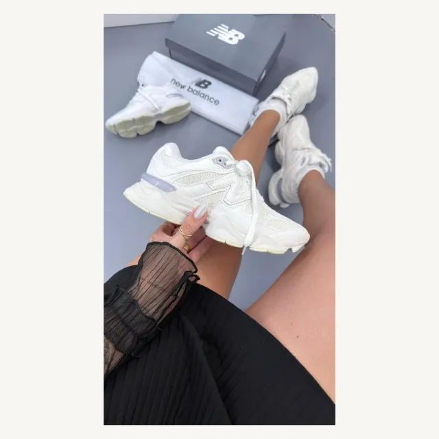 New Balance 9060 Branco Tam. 36 e 37 - Foto 4