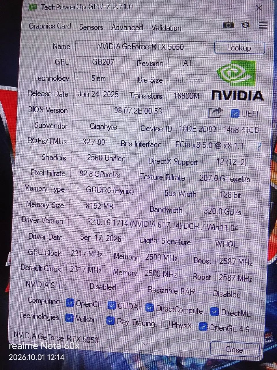 Gigabyte Rtx 5050 Windforce OC V2 8Gb  - Foto 4