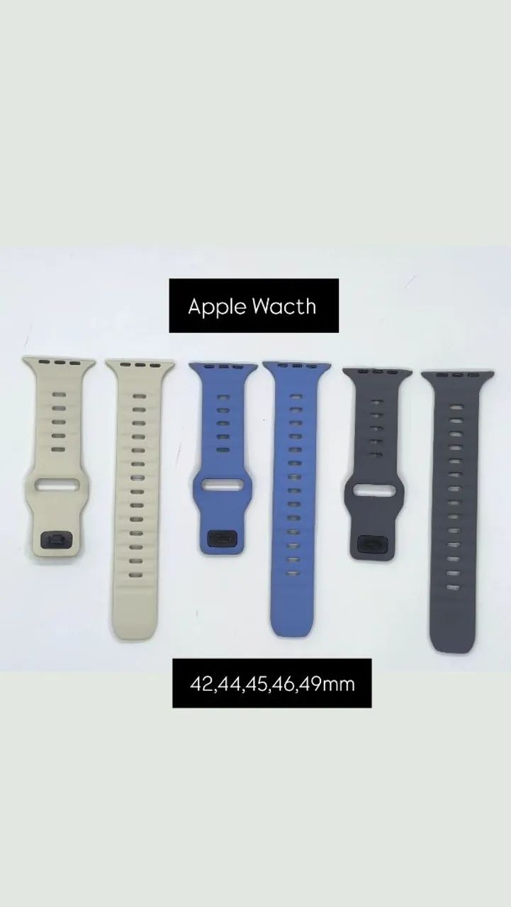 Pulseira para Apple Wacth Smartwatch Silicone - Foto 3