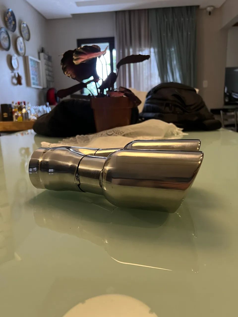 Ponteira Escapamento Inox Cromada 2,5 Polegadas - Foto 5