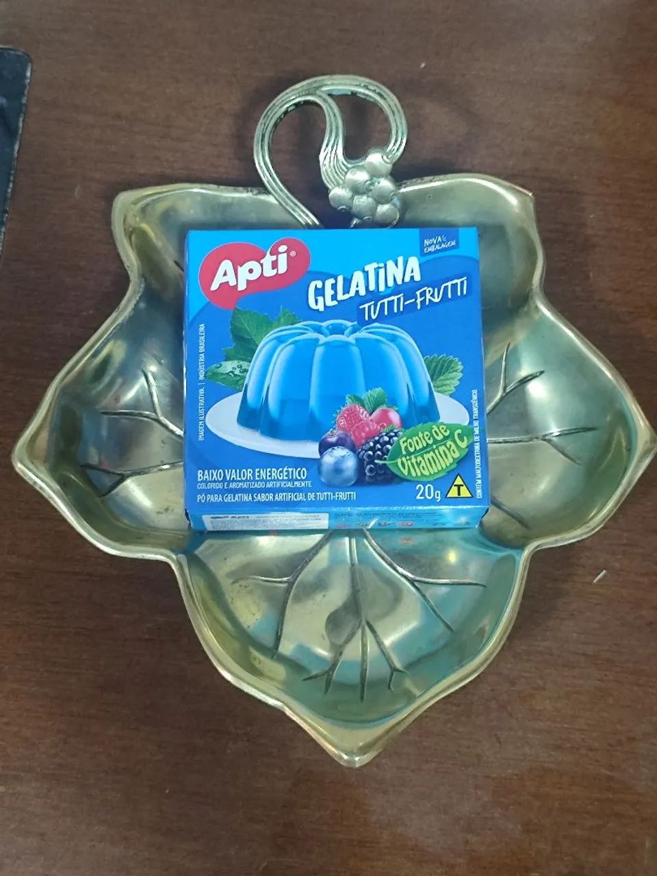 Mini centro de mesa vintage em latão  - Foto 4