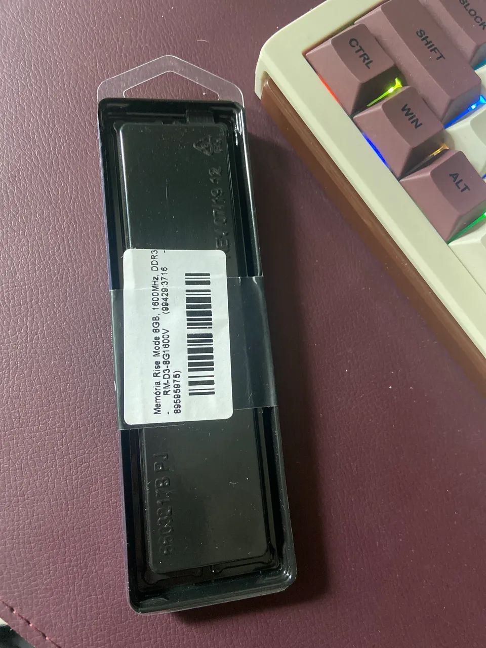 MEMÓRIA RAM RISEMODE DDR3 8GB NOVA - Foto 2