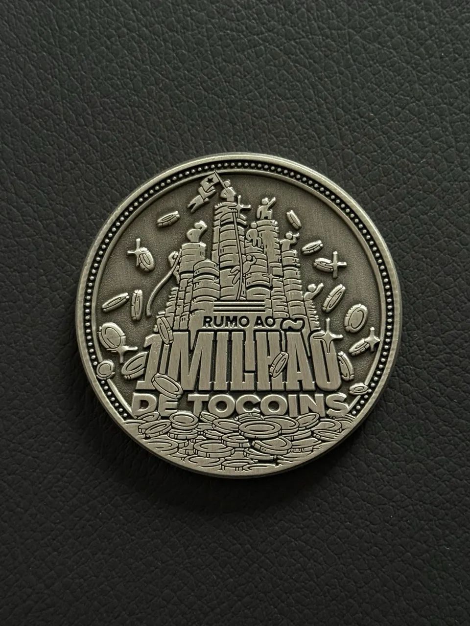 Moeda Challenge Coin Tocoin 500 Mil - Foto 2