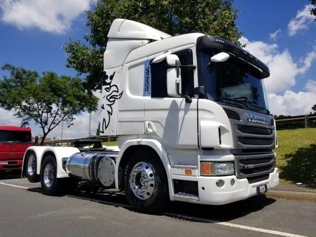 Scania P360 6x2 Ano 13 Automático Ar condicionado Rodas de alumínio - Foto 5