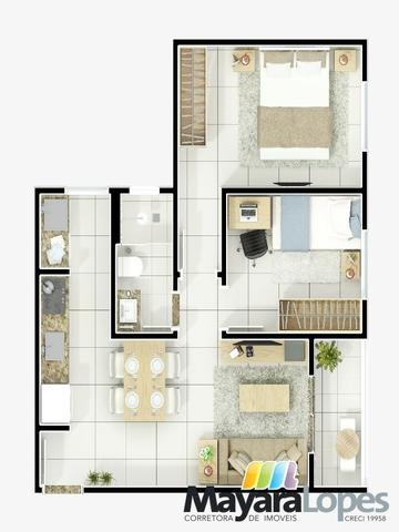 Apartamento Residencial Vilas do Mar Paula São Francisco do Sul 2 quartos - Foto 12