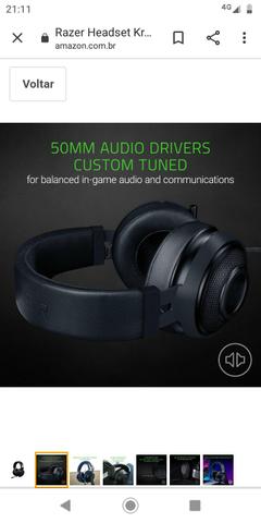 Razer Headset Kraken Pro V2 Black Oval - Foto 2
