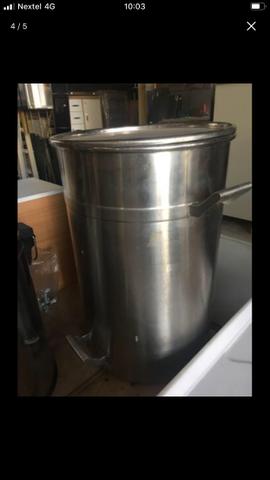 Bombona em aço inox 85 litros com alça - Foto 3