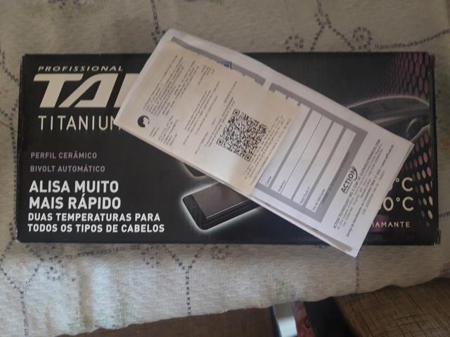 Chapinha Profissional Taiff TITANIUM 450 Praticamente nova