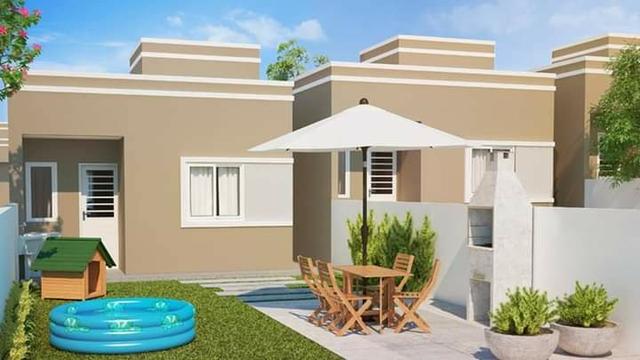 Casas 2 e 3 qtos minha casa minha vida conheça nosso decorado 100 % parcelado - Foto 3